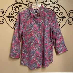 Womens button down shirt